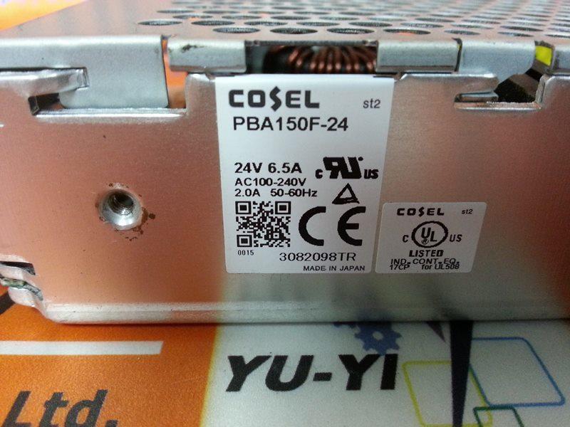 COSEL PBA150F-24 POWER SUPPLY - PLC DCS SERVO Control MOTOR POWER
